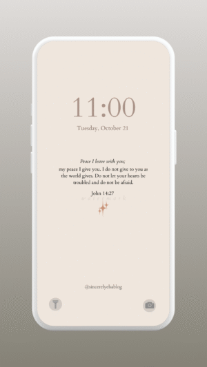 John 14:27 wallpaper