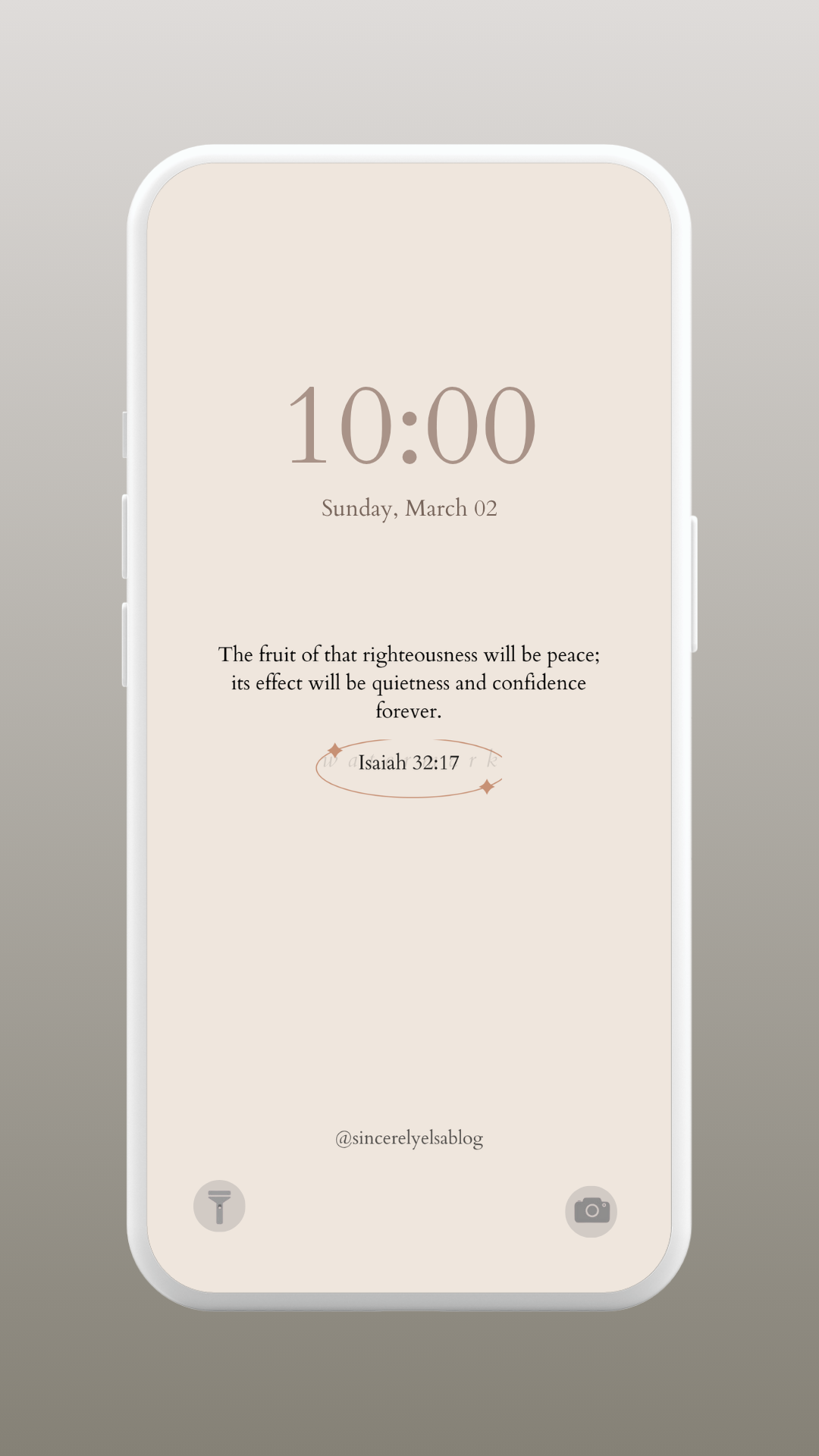 Isaiah 32:17 wallpaper