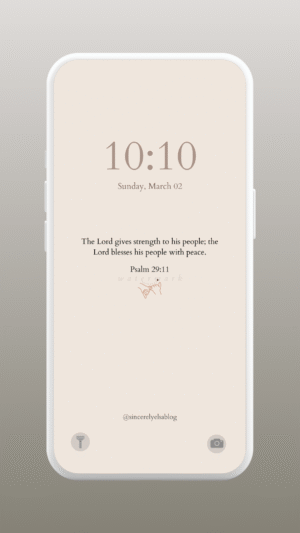 Psalm 29:11 wallpaper