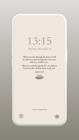 Isaiah 43:2 wallpaper