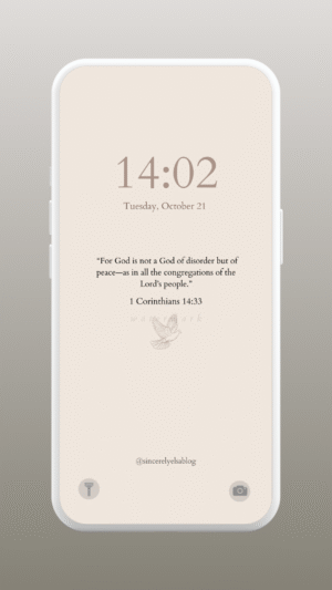 1 Corinthians 14:33 wallpaper